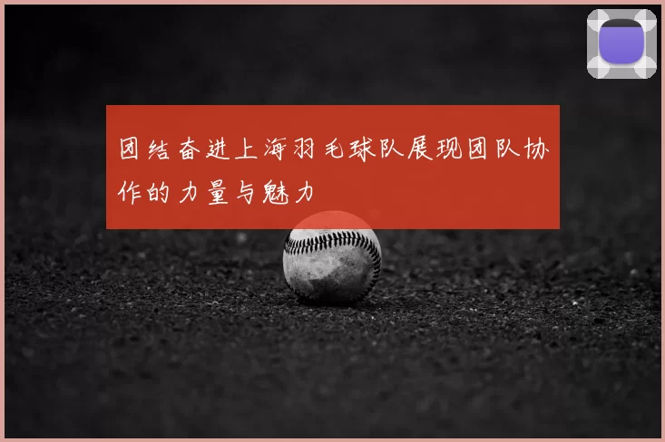 团结奋进上海羽毛球队展现团队协作的力量与魅力