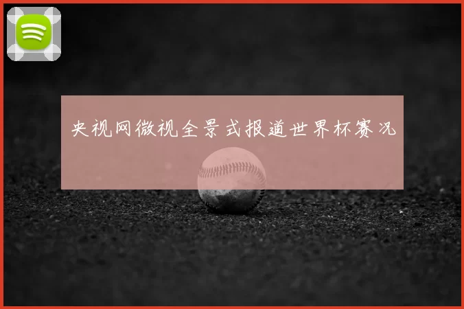 央视网微视全景式报道世界杯赛况
